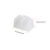 Rebower RJ45 Anti Dust Plug Port Dust Silicone Covers Caps Stoppers, [for Ethernet] - Clear/5pcs view 2