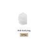 Rebower RJ45 Anti Dust Plug Port Dust Silicone Covers Caps Stoppers, [for Ethernet] - Clear/5pcs view 3