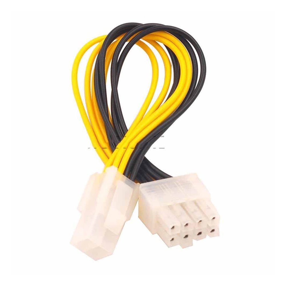 RIDENS 4 Pin to 8 Pin CPU Power Supply Adapter Converter Cable Power Conversion Line