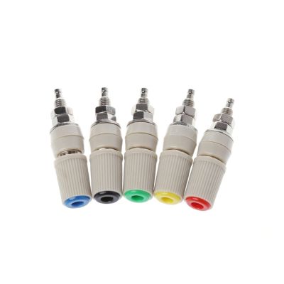 RIDENS High Current 30A M5 Type 4mm Amplifier Female Banana Jack Socket Test Binding Post (Color : Blue,Red)