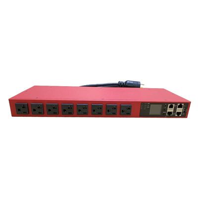 Smart PDU Cabinet Socket 8-Port 20 amps SSH telnet SNMP 485-TCP RTU Programming Development Network Remote Control Room Aging Rack Used (Monitor and Control snmp telnet Version)