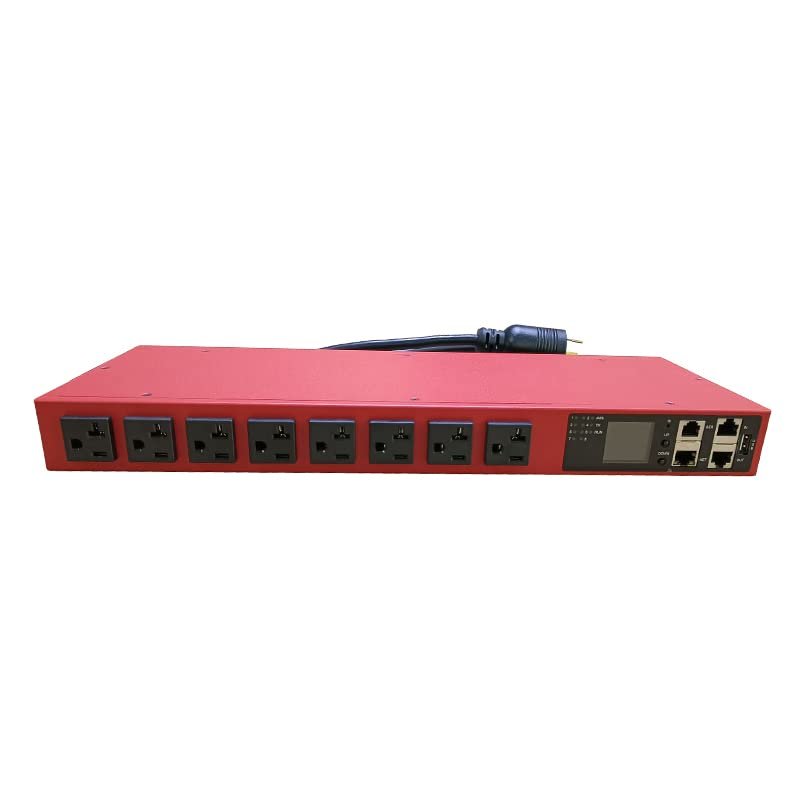 Smart PDU Cabinet Socket 8-Port 20 amps SSH telnet SNMP 485-TCP RTU Programming Development Network Remote Control Room Aging Rack Used (Monitor and Control snmp telnet Version)