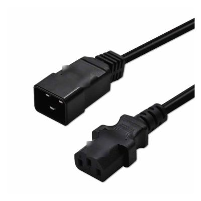 RIDENS PC/PDU Computer Power Cord - C20 Connector to C13 Adapter- 10 Amp 250 Volt Black Cable C13-C20 for Power Distribution Unit (Color : 3m)