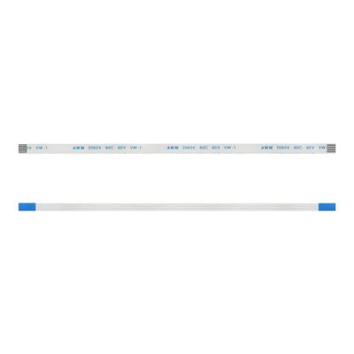 FOCMKEAS 5PCS 8 Pin Flexible Flat Cable, 0.5mm Pitch 150mm FPC FFC Flexible Flat Ribbon Cable for LCD TV DVD Player 3D Printer Laptop(A Type)