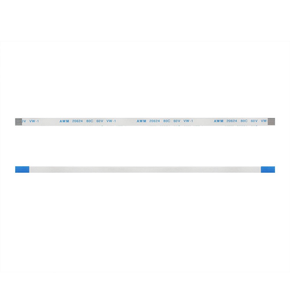 FOCMKEAS 5PCS 8 Pin Flexible Flat Cable, 0.5mm Pitch 150mm FPC FFC Flexible Flat Ribbon Cable for LCD TV DVD Player 3D Printer Laptop(A Type)