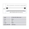 FOCMKEAS 5PCS 8 Pin Flexible Flat Cable, 0.5mm Pitch 150mm FPC FFC Flexible Flat Ribbon Cable for LCD TV DVD Player 3D Printer Laptop(A Type) view 2