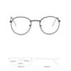 TUDEXX Fashion Round Reading Glasses Women Men, Blue Light Blocking Computer Flat Glasses, Anti Eye Strain/Glare Readers (Color : Black, Size : +200) view 2