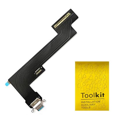 TPhaelay Dock Connector Replacement Compatible with iPad Air 4 4th/ 5 5th Gen 10.9 inch Charging Port Replacement Assembly Flex Cable(Blue) WiFi Version