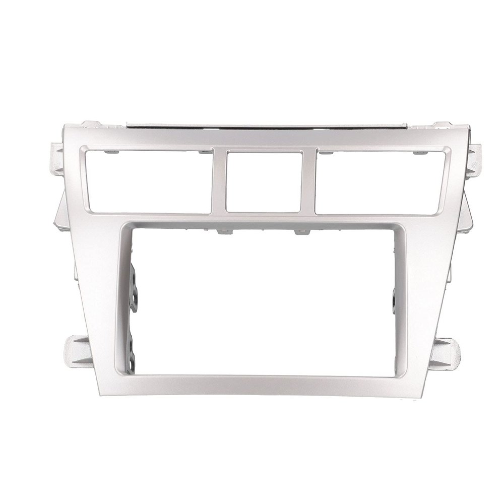 2 Din Radio Fascia Car Stereo Navigation Refitted Dash Panel Kit Frame Fit for Belta Sedan installation accessories harnesses Simple no nee