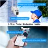OOSSXX (2-Way Audio & PTZ Camera) 5MP Extend Wireless PTZ Camera WiFi Security System Pan, 24/7 Auto Tracking for Outdoor Indoor,Night Vision,2-Way Audio Surveillance DVR Set view 2