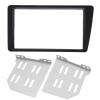 2Din Radio Stereo Fascia ABS Black Radio Panel Fascia Dash Frame Trim Replacement for LHD 2001-2005 view 4