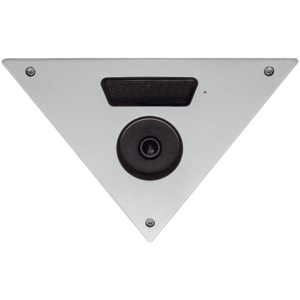 Seco-Larm EV-N4506-2S4Q IP Corner Mount Camera; 1/2.9" Sony 5 Megapixel CMOS; 1440p Resolution; H.265/MJPEG; Dual Stream; 12VDC; PoE