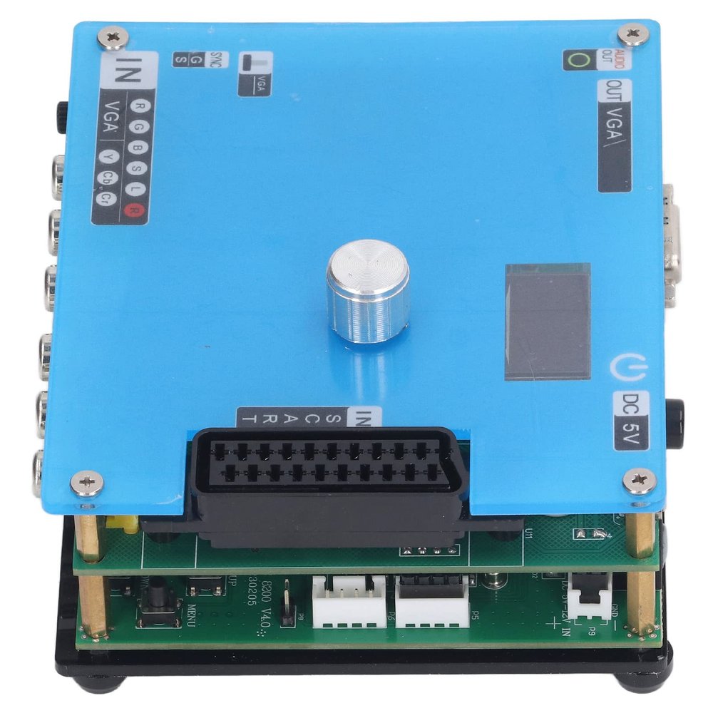 GBS Control Video Converter, High Definition Multimedia Interface GBSC Converter LCD 3 Output for Gaming Room