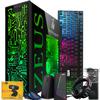 TechMagnet Gaming Desktop PC, Intel i7 6th Gen, Zeus Pro 4, GT 1030, 8GB RAM ARGB, 256GB SSD + 1TB HDD, Wi-Fi | Bluetooth Adapter, Webcam, RGB Kit, Windows 11 (Renewed) view 1