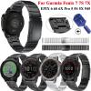 MURVE Watchband Strap For Garmin Fenix 7 7X 7S 6 6X Pro 5 5XPlus 3HR Quick Release Stainless Steel Watch Easyfit 26 20 22MM Wrist Band (Color : Preto, Size : 20mm Fenix 5S 6S Pro) view 2
