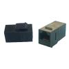 10 RJ45 CAT.6 Adapter Computer Network connectors Female to Female Computer 8P8C Module Black view 3