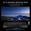 4K 3x3 Video Wall Controller,1080P 4K 9 Channel TV Stitching Box Multi Screen Splicer TV Wall Processor 3x2 2x2 3x1 1x4 2x3 4x2 2x4 view 2
