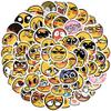 60Pcs Happy Smile and Sad Face Stickers Pack, Graffiti Waterproof Vinyl Stickers for Water Bottle Laptop Guitar Computer Phone Journal Scrapbooking, Cute Stickers view 1