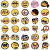 60Pcs Happy Smile and Sad Face Stickers Pack, Graffiti Waterproof Vinyl Stickers for Water Bottle Laptop Guitar Computer Phone Journal Scrapbooking, Cute Stickers view 2