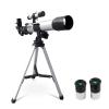 Telescopes,Astronomy Refractor Telescope,Zoom 40X HD Outdoor Monocular Telescope,Astronomical Telescope with Finder Scope,H20/H12.5 mm replaceable eyepieces and Tripod for Adult Bird Watching The New view 1