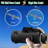 HHUARI 10x52 High Power Portable Waterproof BAK4 Prism FMC Lens Monocular Compact Monocular and Smartphone Adapter and Tripod for Adult Bird Watching, Outdoor Hunti Monocular Telescope The New view 3