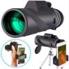 HHUARI 10x52 High Power Portable Waterproof BAK4 Prism FMC Lens Monocular Compact Monocular and Smartphone Adapter and Tripod for Adult Bird Watching, Outdoor Hunti Monocular Telescope The New view 4