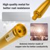 New Upgrade American Flag Car Bullet Antenna,Truck Exterior Accessories Antenna Toppers Compatible with GMC,Chevy Silverado,Dodge,Ford,Jeep Antenna Replacement (Gold) view 4