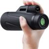 10x42 High Power BAK4 Prism FMC Lens Monocular Compact HD Life Waterproof Monocular with Smartphone Adapter and Tripod for Adult Bird Watching, Outdoor Hunti Monocular Telescope The New view 1