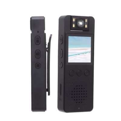 Yoidesu Mini Body Camera Video Recorder, Small Worn Camera Police Body Cam with 180 Rotatable Lens and Clip, 1080P Portable Wearable Security Cam for Law Enforcement Guard