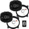 KICKER Speakers 6X9 inch for Toyota Highlander 2014-2019 Upgrade Kit - Pair of DS Series with Adapters and Harness, Car Audio Front Door Speaker DSC6930, 43DSC69304 view 1