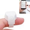 Bluetooth Remote Control Tiktok Page Turner, Camera Remote Shutter Selfie Scrolling Ring Fingertip Clicker for for Android Phone Tablet (White) view 4
