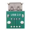 10Pcs USB Type A Female Socket Board 2.54mm Pitch Adapter Connector DIP view 4