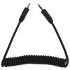 2.5mm Flash Sync Cable, 3.5mm Male to Male Coiled Cord, Spring Design, Stable Without Delay, for V LUX, Series, for GF, GH, G, L, LC, FZ All Series view 1