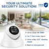 Auview 4K PoE Turret Dome Camera (8MP STARVIS) with Microphone, Smart Dual-Light 100ft Color Night Vision, IP67 Weatherproof Indoor/Outdoor, 110 Wide Angle 2.8mm Lens, NDAA Compliant IP Camera view 2