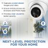 Auview 4K PoE Turret Dome Camera (8MP STARVIS) with Microphone, Smart Dual-Light 100ft Color Night Vision, IP67 Weatherproof Indoor/Outdoor, 110 Wide Angle 2.8mm Lens, NDAA Compliant IP Camera view 3