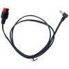 JERYS Portable Power Cable for ICOM IC-705, ELECRAFT KX3, KX2 - Female-to-Male, Black view 1