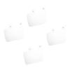 Housoutil 4pcs Kitchen Sink Splash Guards Oil-resistant Baffle Boards Suction Cups for Easy Installation for Kitchen Bathroom and Toilet Use view 1