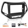 for Jeep Cherokee 2013-2018, in Dash Installation Install Frame Mount Trim Kit Can Match 10.1 inch Touch Screen Car Radio Stereo view 1