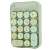 Dilwe AK18 Universal Numeric Keypad with USB Receiver, Mini 18 Keys Retro Portable Keyboard with Chocolate , Compatible with Windowa XP / 7/8/10 / (Fantasy Green) view 1