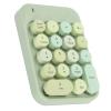 Dilwe AK18 Universal Numeric Keypad with USB Receiver, Mini 18 Keys Retro Portable Keyboard with Chocolate , Compatible with Windowa XP / 7/8/10 / (Fantasy Green) view 2