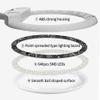 18inch / 55cm LED Ring Light FD640II, 100W Bicolor for Photo Studio Beauty Salon Makeup Tattoo, Support Remote Control (Black) view 3