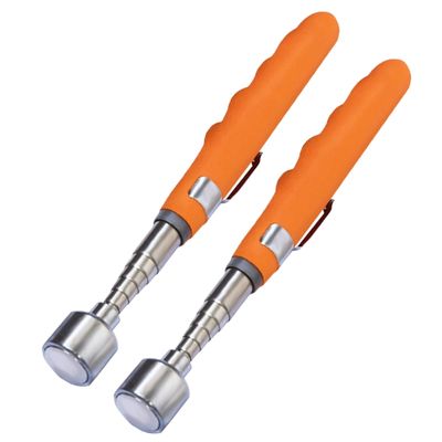 DAYSLIVES Telescoping Magnetic Pick Up Tool 20 lb Pull Force - Extendable 31" Telescopic Magnet Stick Set of 2, Home Work Essential Utility Tools, for Handwork,Mechanic, Automotive