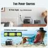 LEOTEC AM FM Radio Portable with Bluetooth 3.5mm Headphone Jack AC/DC Power view 3