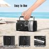 LEOTEC AM FM Radio Portable with Bluetooth 3.5mm Headphone Jack AC/DC Power view 4