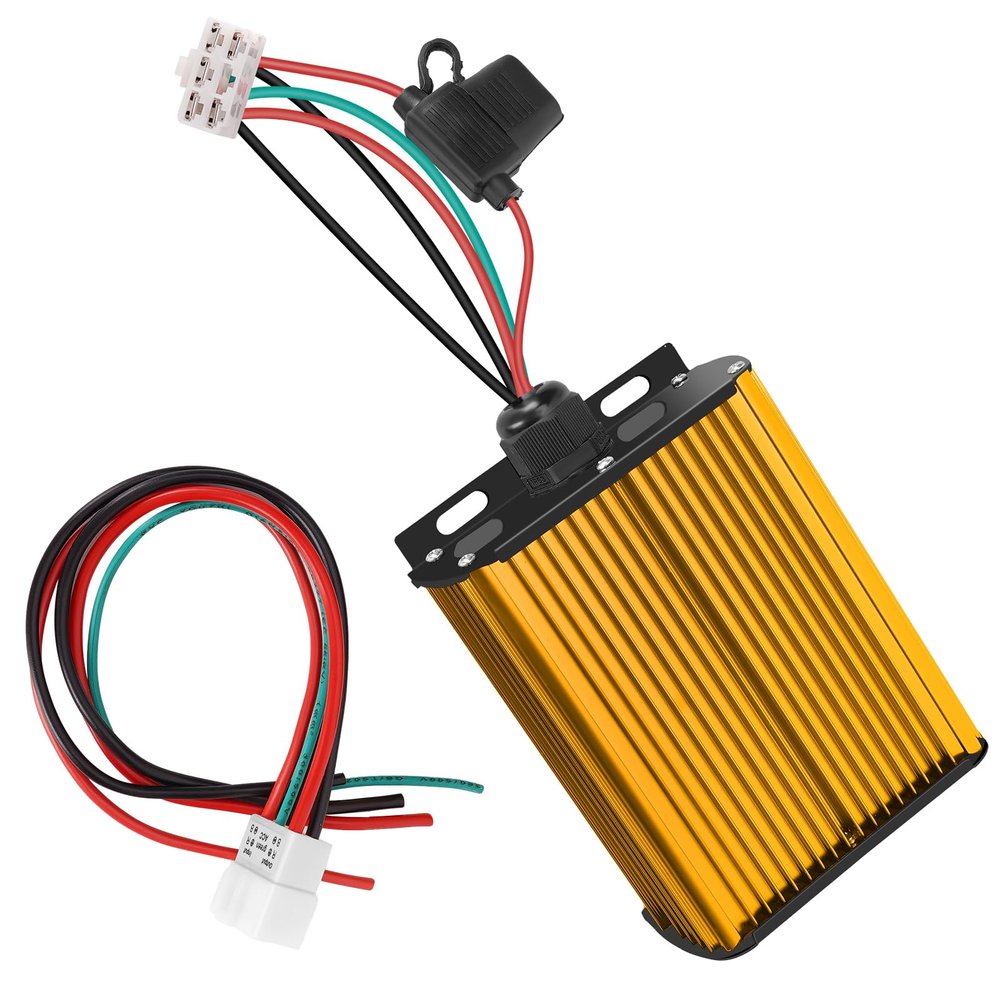 12V 30A 360W DC-DC 96V 84V 72V 60V 48V 36V to 12V high-Power Converter Voltage Reducer, Suitable for Golf carts, LED Lights, and 12V Equipment(36V-96V)