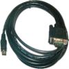 HW-F7 for E Series, S Series, H Series, N Series PLC and F220 Series Touch Panel Communication Cable Black (3m) view 1