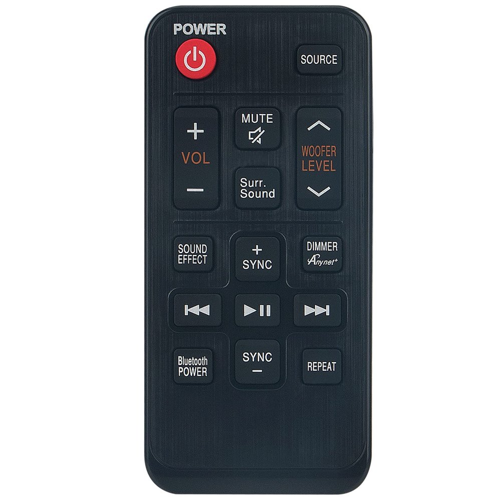 AH59-02615A Replace Remote Control Work for Samsung SoundStand HW-HM60C/ZA HW-H600/ZA HW-HM60/ZA HW-HM60 HW-HM60C HW-H600 HW-H610 HHW-H610/UX HHW-H610/EN HHW-H610/ZF Soundbar
