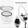22'' Led Ring Light FS640II 55cm with Tripod, 100W Fill Light for Photo Studio Make up Tattoo Beauty Salon3200K-5500K Bicolor Photographic Lighting (White) view 4