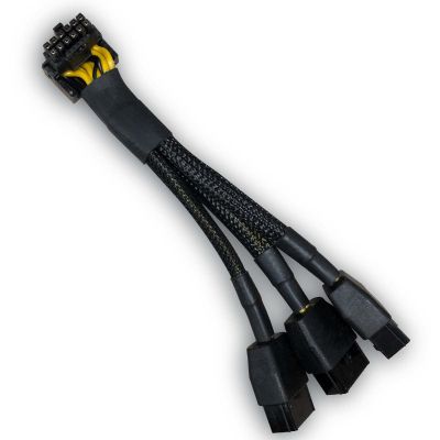 3x8Pin to 16Pin Graphics Card Power Supply 8pin Adapter line PCIE 5.0 line for RTX4090 RTX4080 12VHPWR to 3x8pin 12VHPWR to 3x8pin 90-Degree Elbow