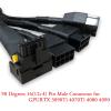 3x8Pin to 16Pin Graphics Card Power Supply 8pin Adapter line PCIE 5.0 line for RTX4090 RTX4080 12VHPWR to 3x8pin 12VHPWR to 3x8pin 90-Degree Elbow view 3